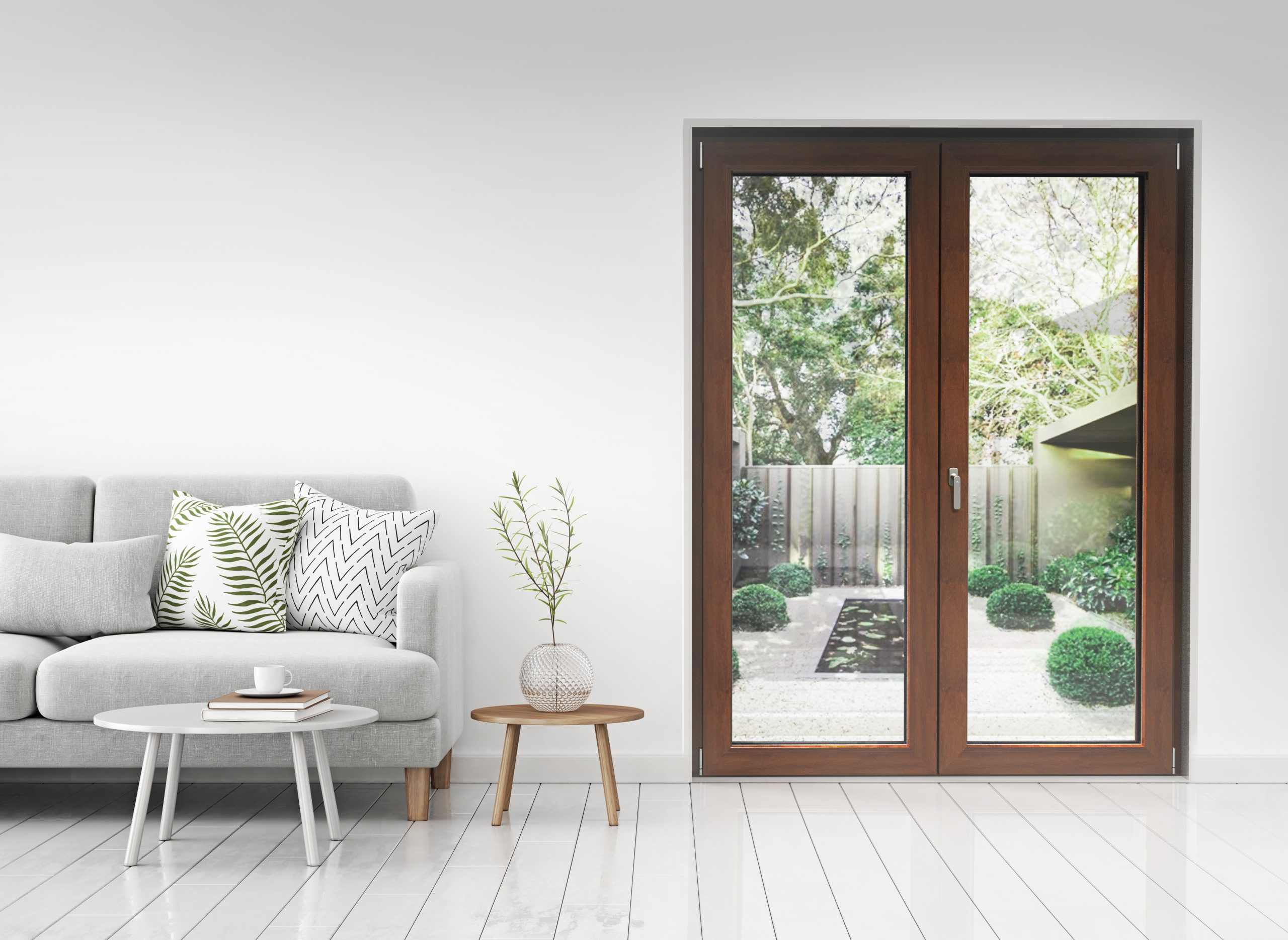 a 84 abisagrada puerta